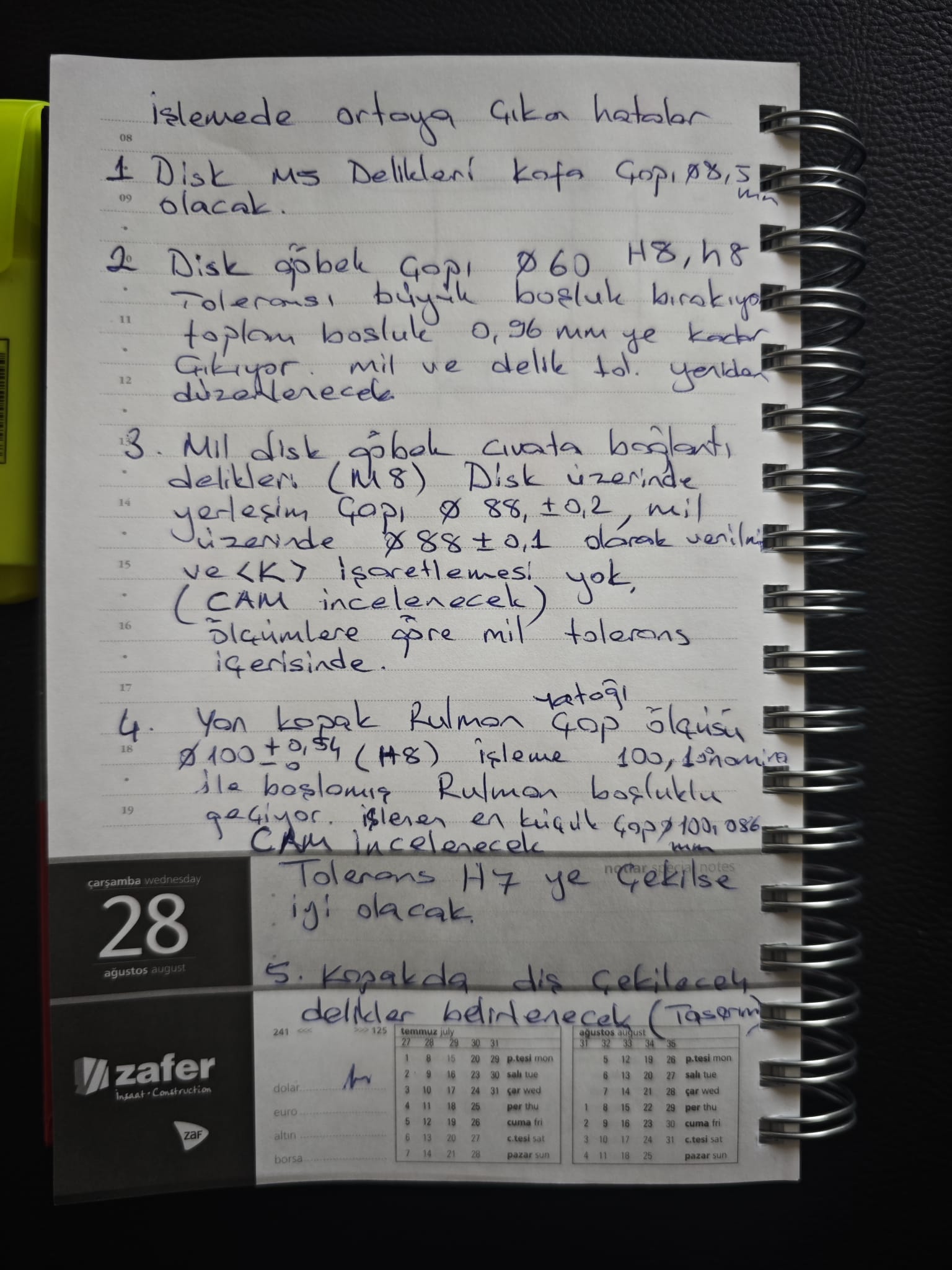 Toplantı notları